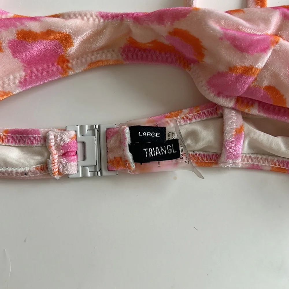 Triangl Pink and Orange Bikini - Picture 3 of 5